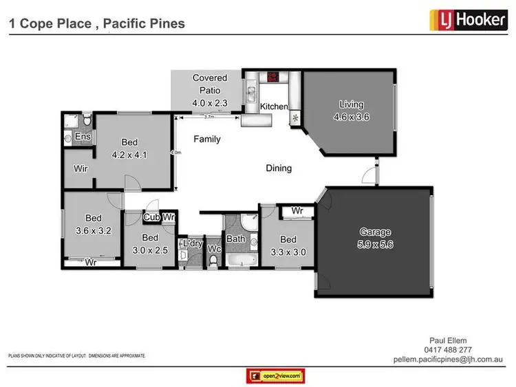 Fourth view of Homely house listing, 1 Cope Place, Pacific Pines QLD 4211