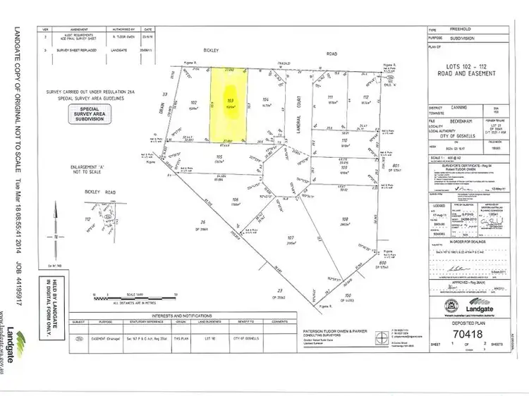 Third view of Homely land listing, 55 Bickley Road, Beckenham WA 6107