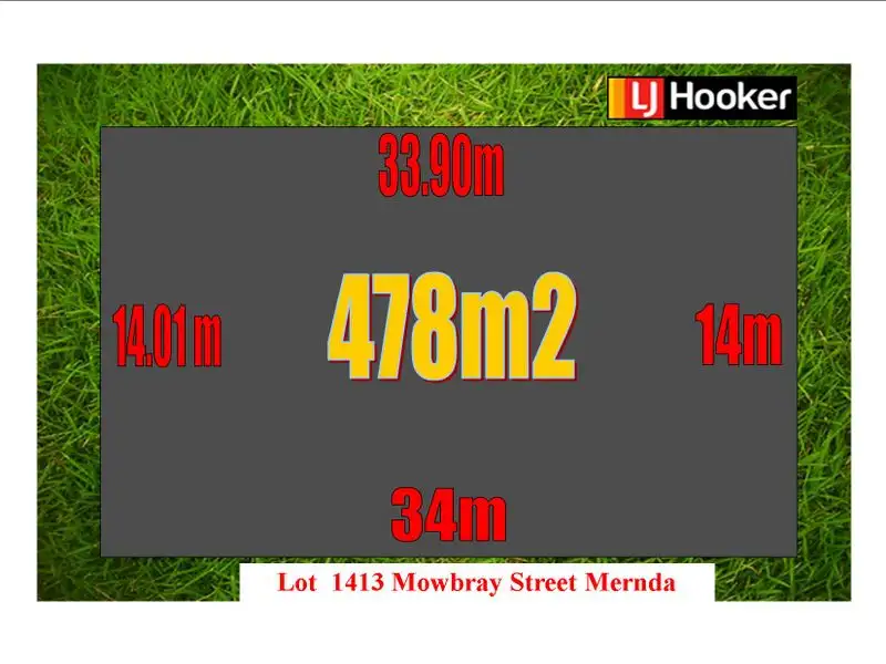 Main view of Homely land listing, Lot 1413 Mowbray Street, Mernda VIC 3754