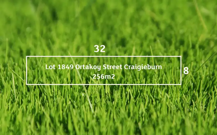 Lot 1849 Ortakoy Street, Craigieburn VIC 3064
