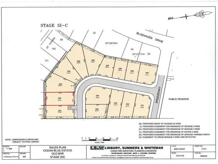Main view of Homely land listing, Lot 292 'The Sanctuary', Old Bar NSW 2430
