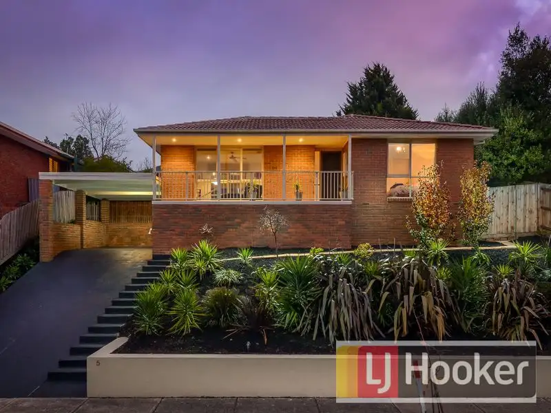 Main view of Homely house listing, 5 Lawrence Drive, Berwick VIC 3806