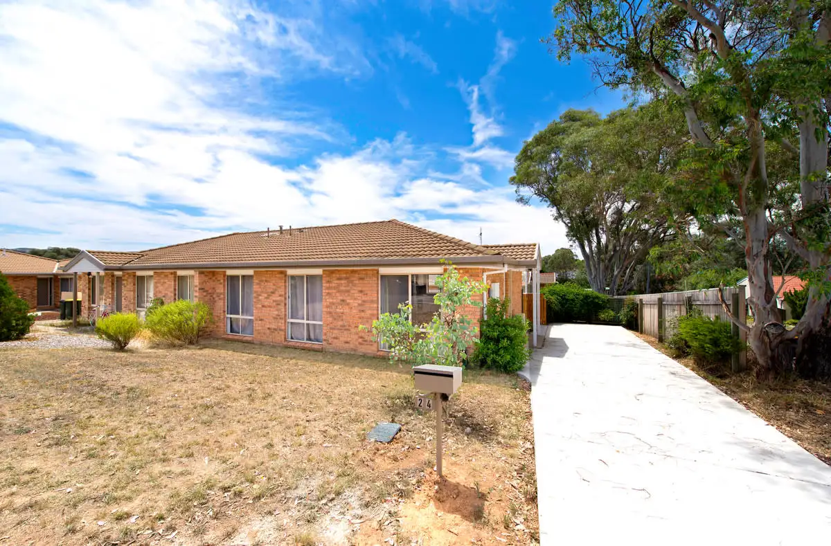 Main view of Homely semi-detached listing, 24 Bargang Crescent, Ngunnawal ACT 2913
