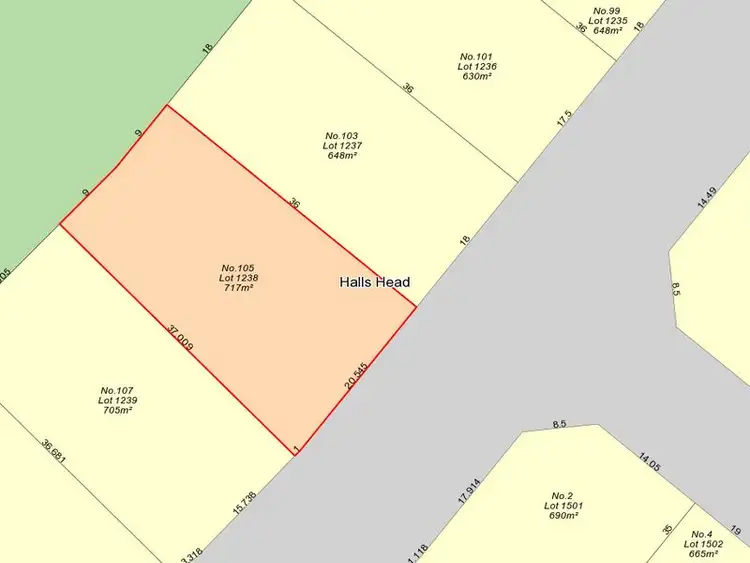 Third view of Homely land listing, 105 Boardwalk Boulevard, Halls Head WA 6210