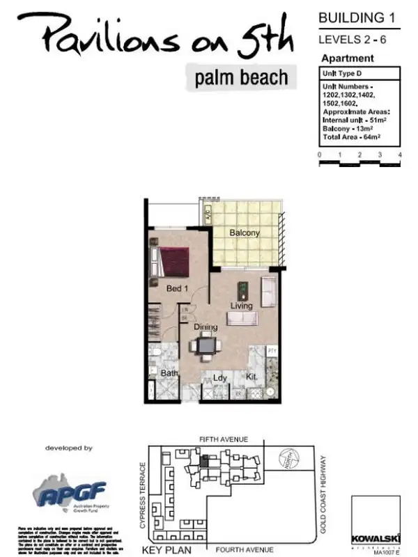 Fifth view of Homely unit listing, Apartment 1402/10 Fifth Avenue, Palm Beach QLD 4221