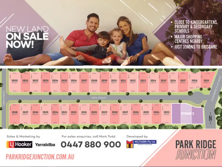 Third view of Homely land listing, Lot 3528/437 - 443 Chambers Flat Road, Park Ridge QLD 4125