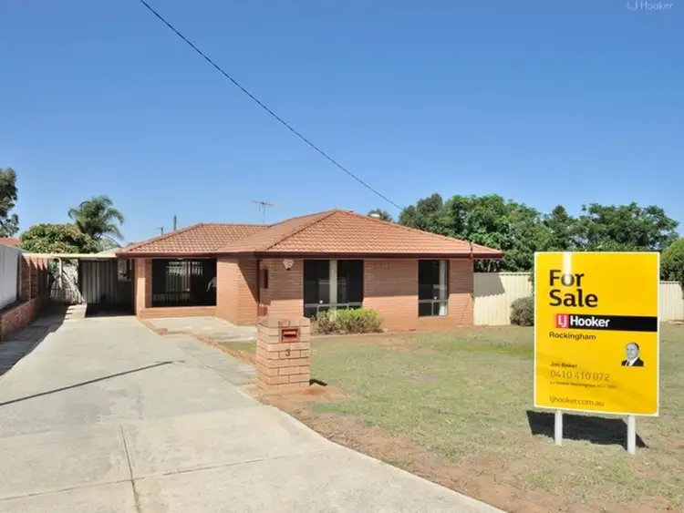 Second view of Homely house listing, 3 Berrett Place, Parmelia WA 6167