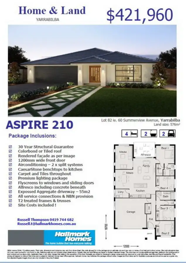 Third view of Homely land listing, 60 Summerview Avenue, Yarrabilba QLD 4207