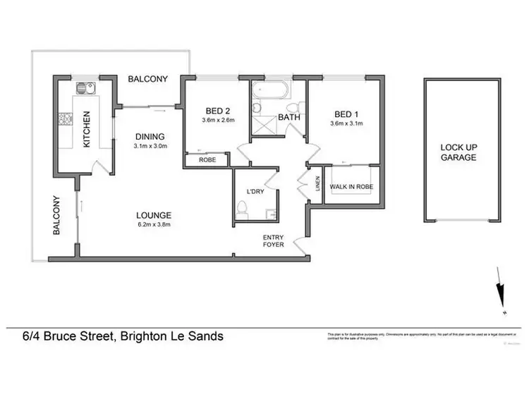 Seventh view of Homely unit listing, 6/4 Bruce Street, Brighton-le-sands NSW 2216
