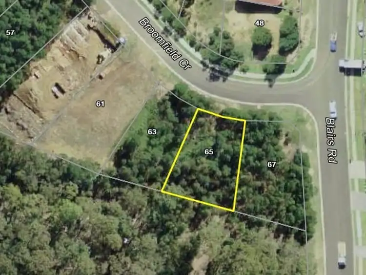 Second view of Homely land listing, 65 Broomfield Crescent, Long Beach NSW 2536