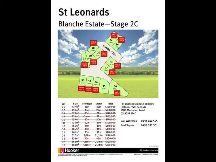 Second view of Homely land listing, 35/ Stage 2C Blanche Street, St Leonards VIC 3223