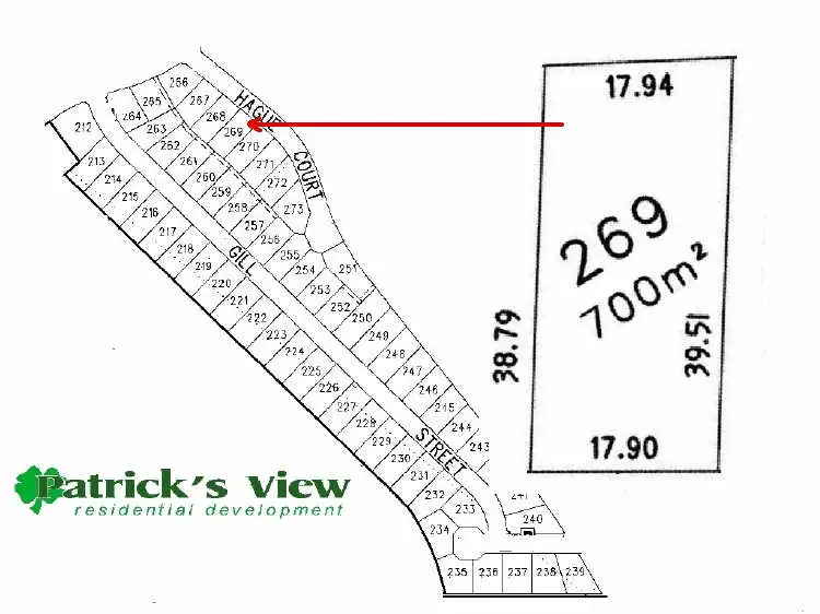 Lot 269 Hague Court, Moonta Bay SA 5558
