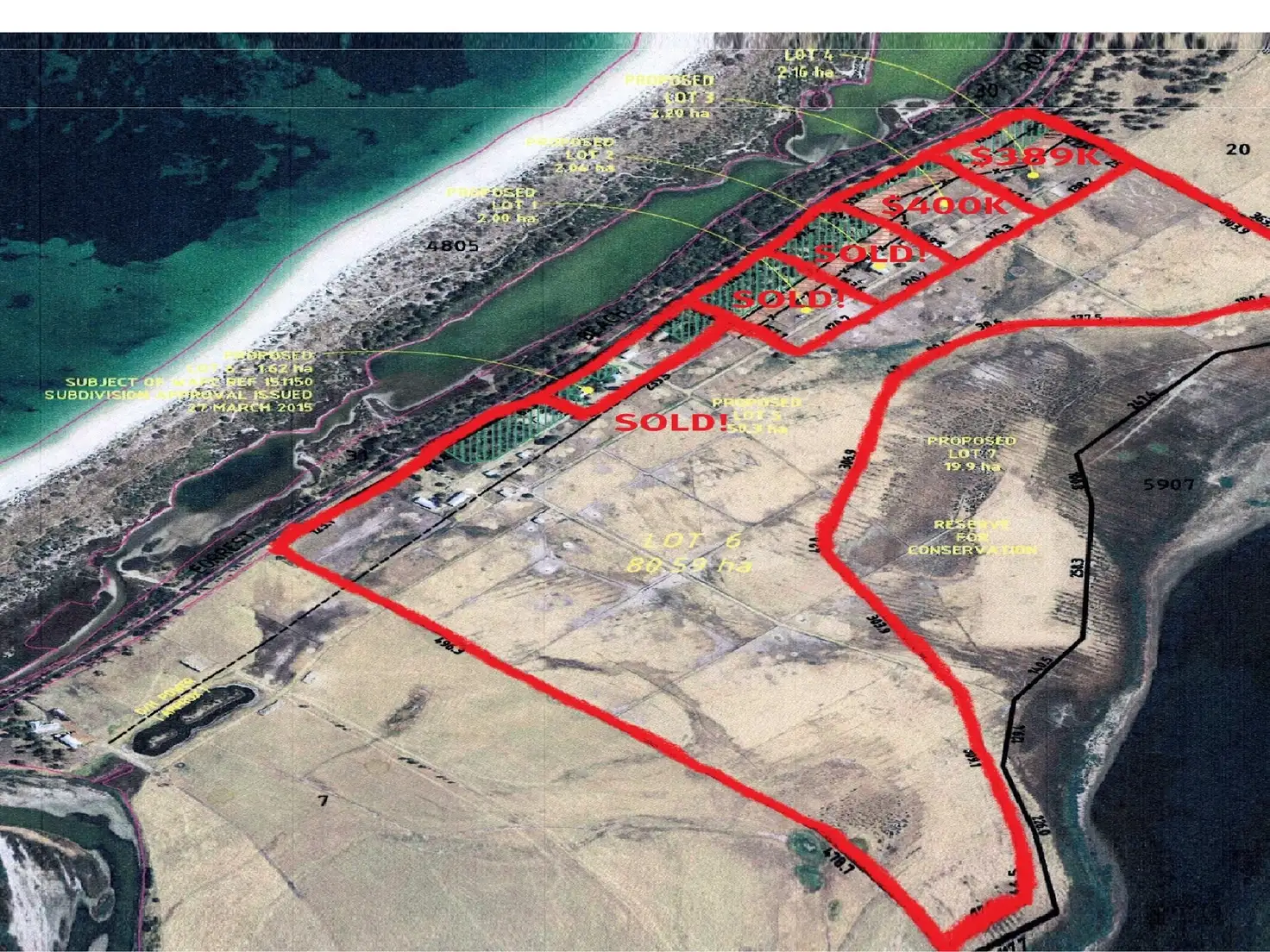 Main view of Homely land listing, Lot 4/174 Forrest Beach Road, Wonnerup WA 6280