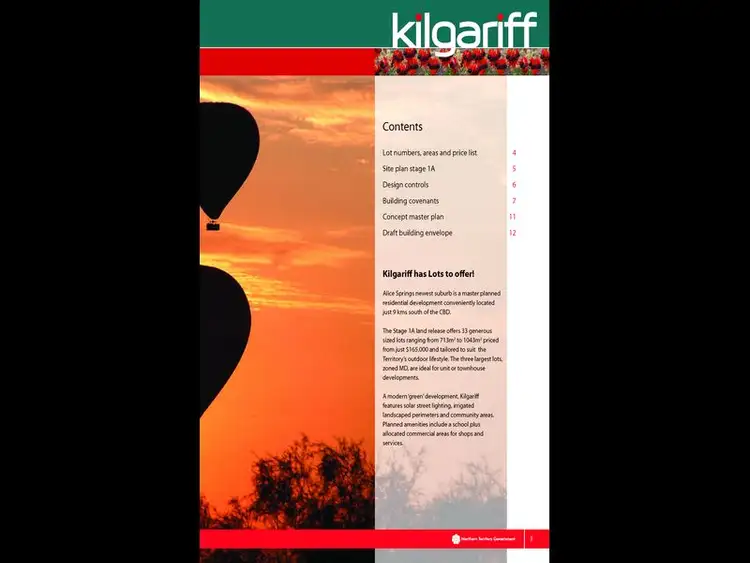 Third view of Homely land listing, 7311/Kilgariff Newest Suburb, Alice Springs NT 870