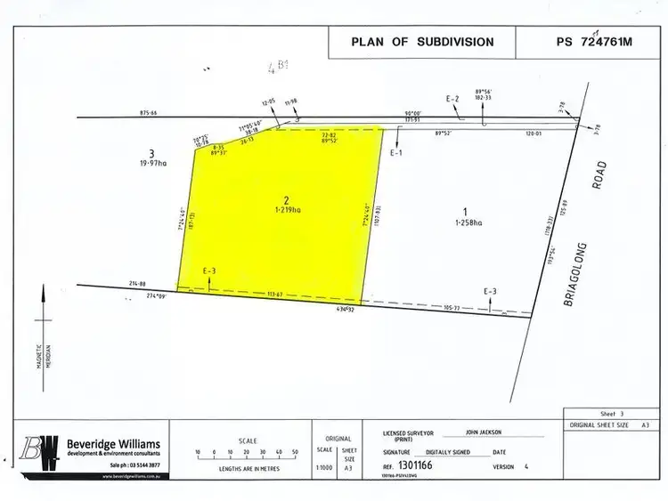 Third view of Homely land listing, Lot 2/207 Briagolong Road, Stratford VIC 3862