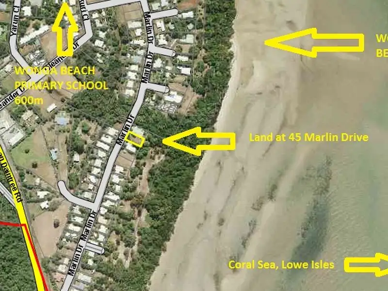 Main view of Homely land listing, 45 Marlin Drive, Wonga QLD 4873