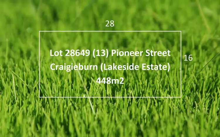 Lot 28649/13 Pioneer Street, Craigieburn VIC 3064