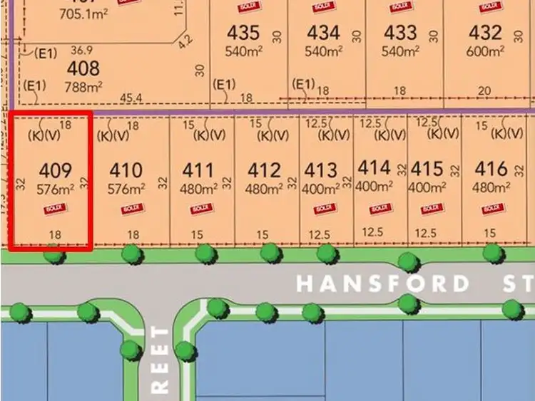Main view of Homely land listing, Lot 409 Hansford Street, Oran Park NSW 2570