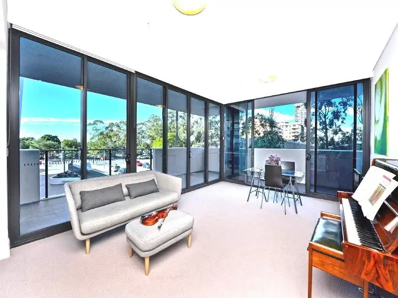 Main view of Homely apartment listing, E210/1 Gauthorpe Street, Rhodes NSW 2138