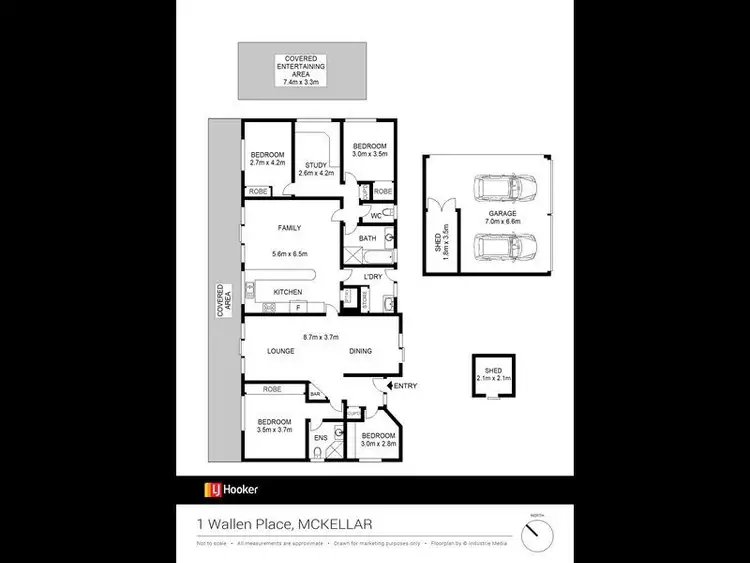 Third view of Homely house listing, 1 Wallen Place, Mckellar ACT 2617