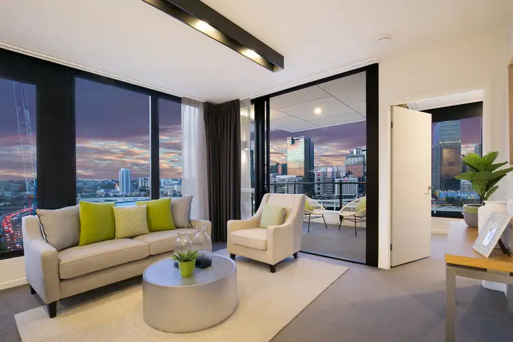 Second view of Homely apartment listing, 1705/77 Grey Street, South Brisbane QLD 4101