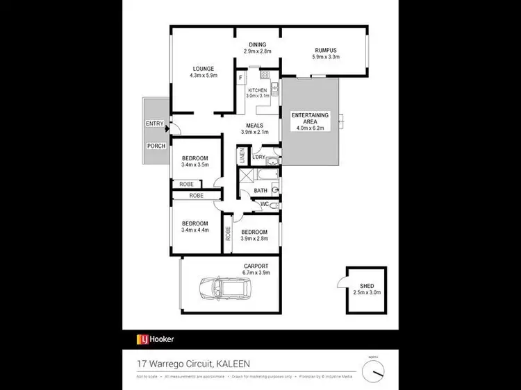 Third view of Homely house listing, 17 Warrego Circuit, Kaleen ACT 2617