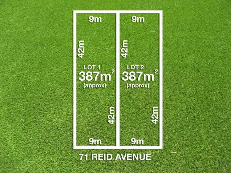 Main view of Homely land listing, 71 Reid Avenue, Hectorville SA 5073