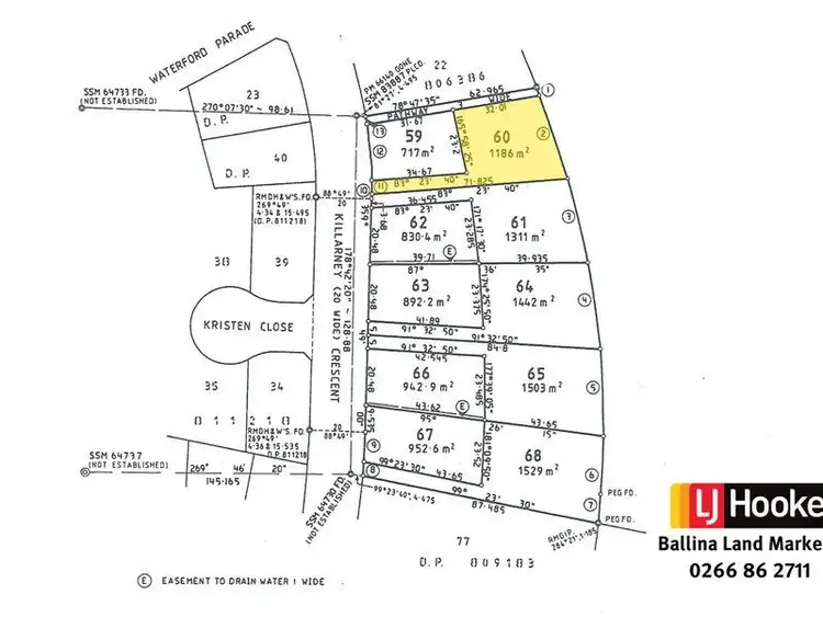 Third view of Homely land listing, 68 (Lot 60 Killarney Crescent, Skennars Head NSW 2478