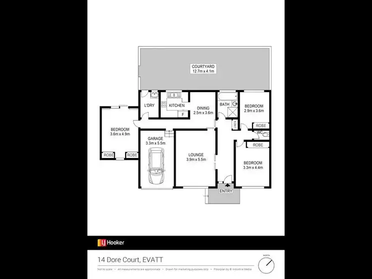 Third view of Homely house listing, 14 Dore Court, Evatt ACT 2617