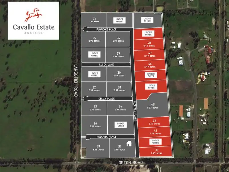 Main view of Homely land listing, Lot 45 Cavallo Estate, Oakford WA 6121
