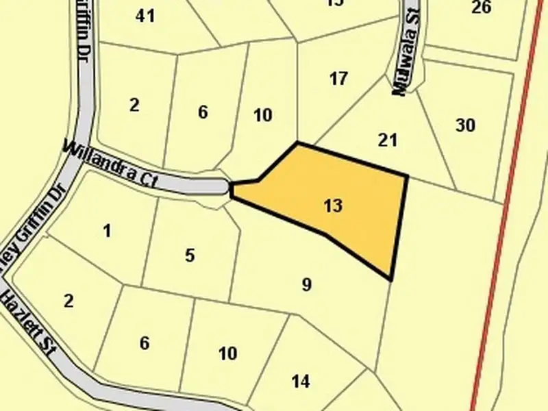 Main view of Homely land listing, 13 Willandra Court, Maudsland QLD 4210
