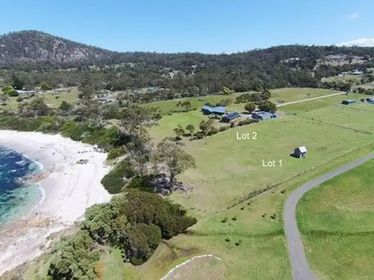 Main view of Homely land listing, 1 & 2/65 Harveys Farm Road, Bicheno TAS 7215