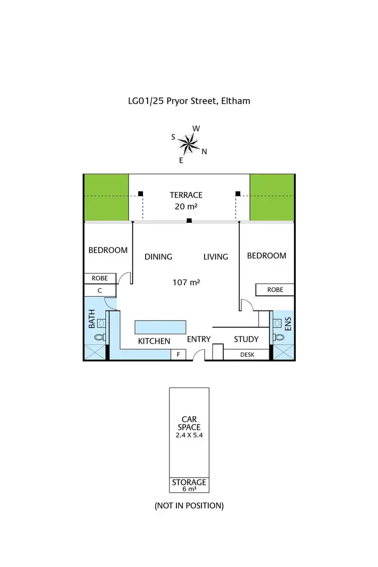Seventh view of Homely apartment listing, LG01/25 Pryor Street, Eltham VIC 3095