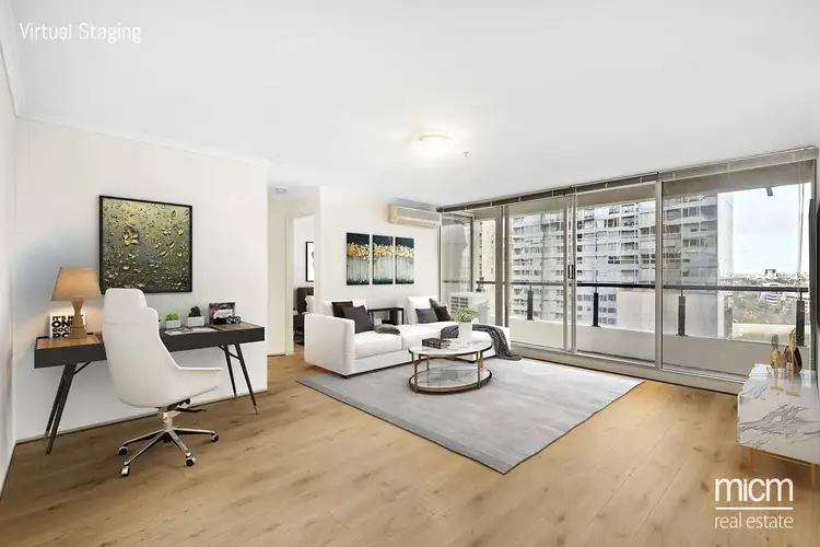 Second view of Homely apartment listing, 131/416A St Kilda Road, Melbourne VIC 3004