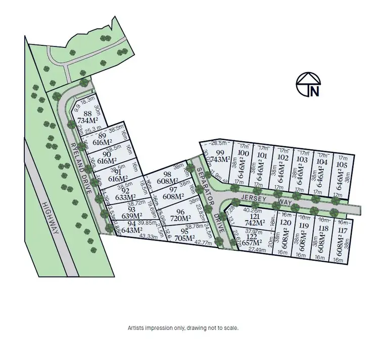 Main view of Homely land listing, 45 (Lot 91) Ryeland Drive, Meiers Run, Kilmore VIC 3764