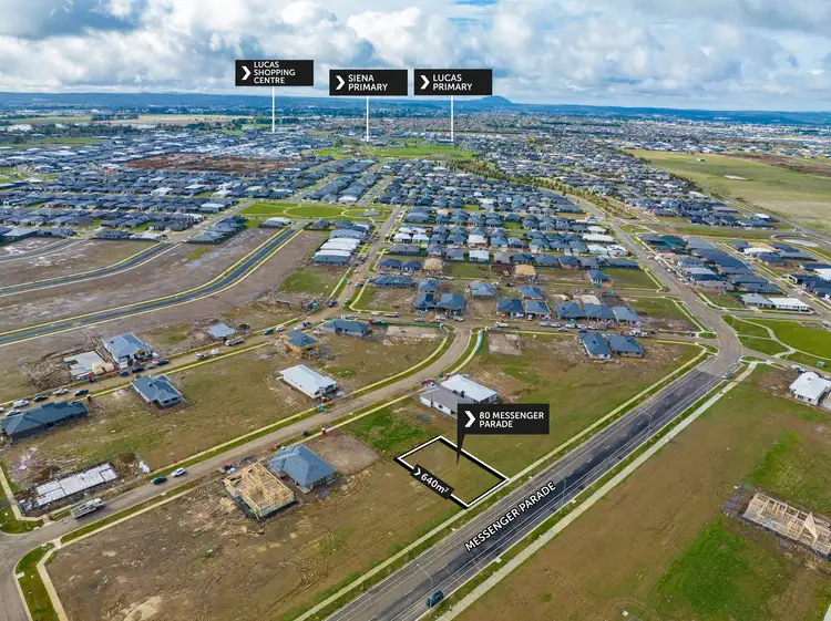 Third view of Homely land listing, 80 Messenger Parade, Lucas VIC 3350