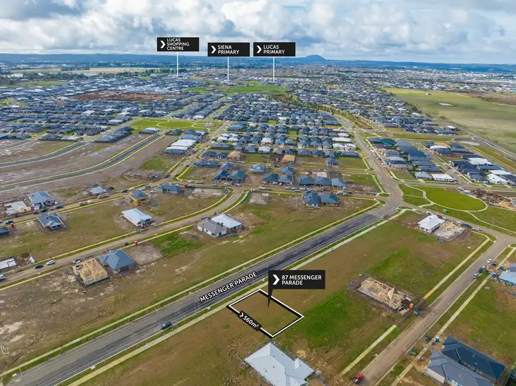 Second view of Homely land listing, 87 Messenger Parade, Lucas VIC 3350