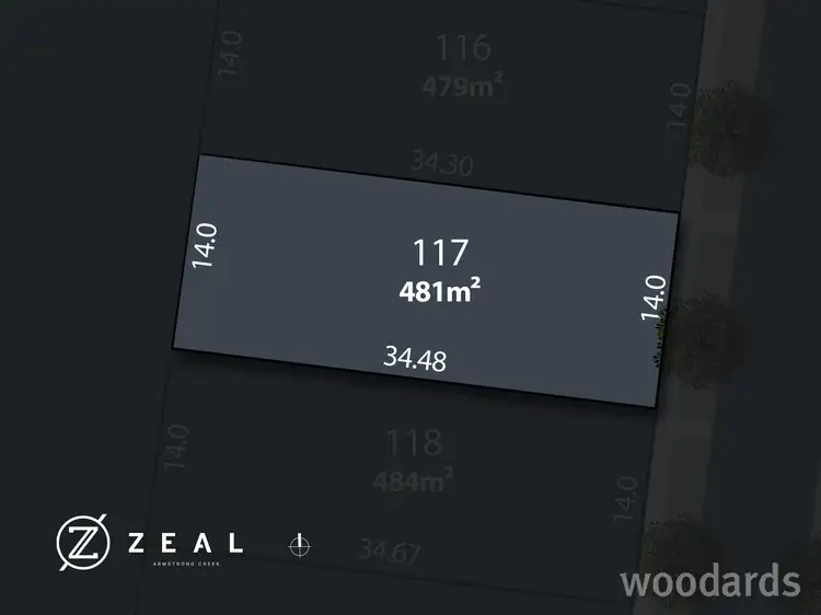 Main view of Homely land listing, LOT Lot 117, 430 Horseshoe Bend Road, Armstrong Creek VIC 3217