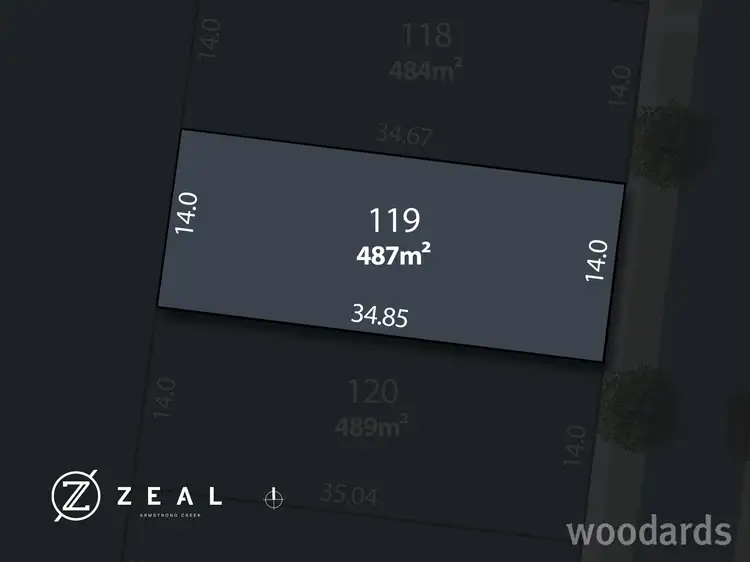 Main view of Homely land listing, LOT Lot 119, 430 Horseshoe Bend Road, Armstrong Creek VIC 3217