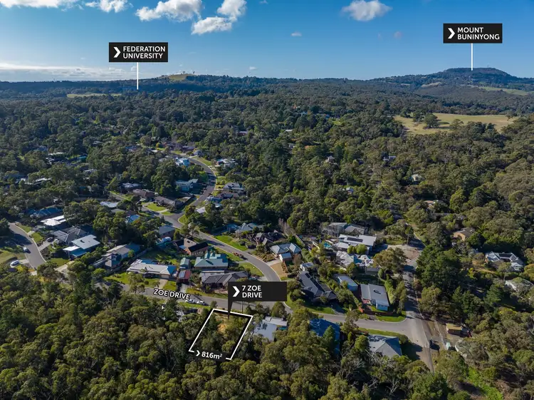 Third view of Homely land listing, 7 Zoe Drive, Mount Helen VIC 3350