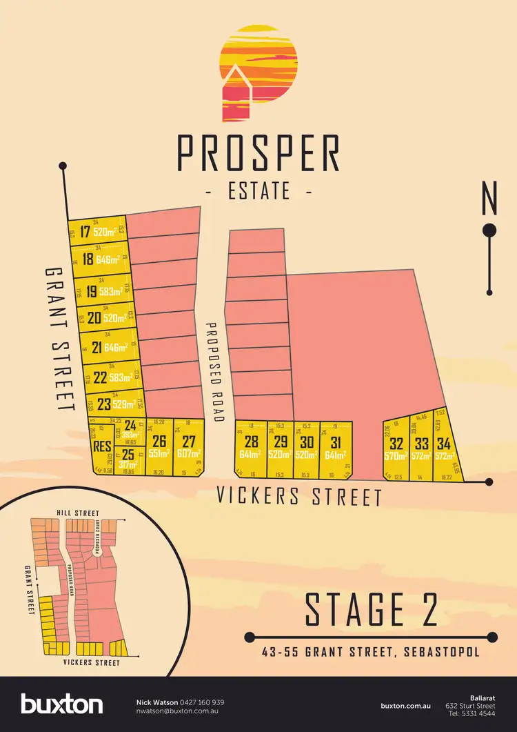 Third view of Homely land listing, LOT PROSPER ESTATE, Lot 17 43-55 Grant Street, Sebastopol VIC 3356