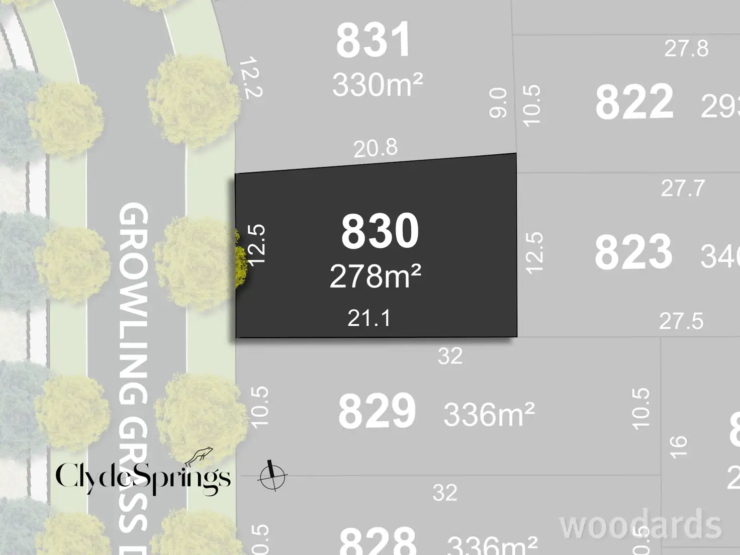 Main view of Homely land listing, Lot 830/37 Growling Grass Drive, Clyde North VIC 3978