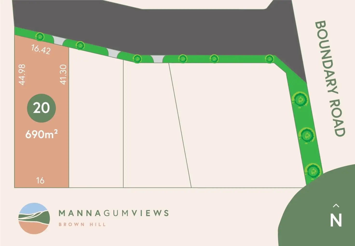 Main view of Homely land listing, Manna Gum Views/Lot 20 Boundary Road, Brown Hill VIC 3350