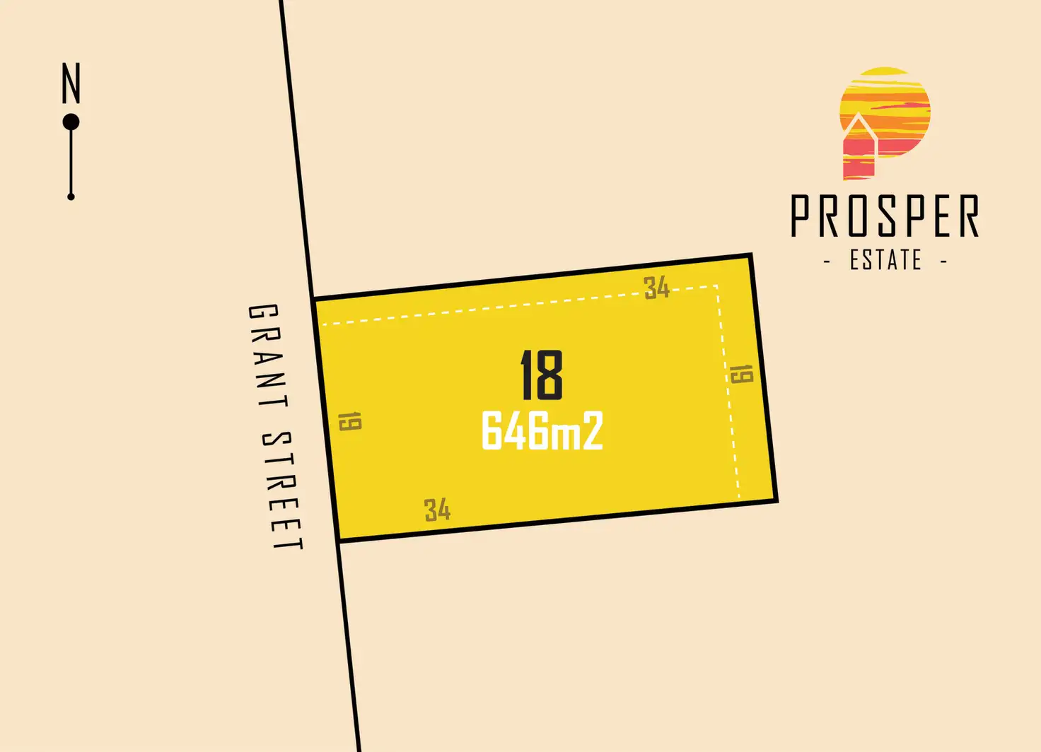 Main view of Homely land listing, LOT PROSPER ESTATE, Lot 18 43-55 Grant Street, Sebastopol VIC 3356