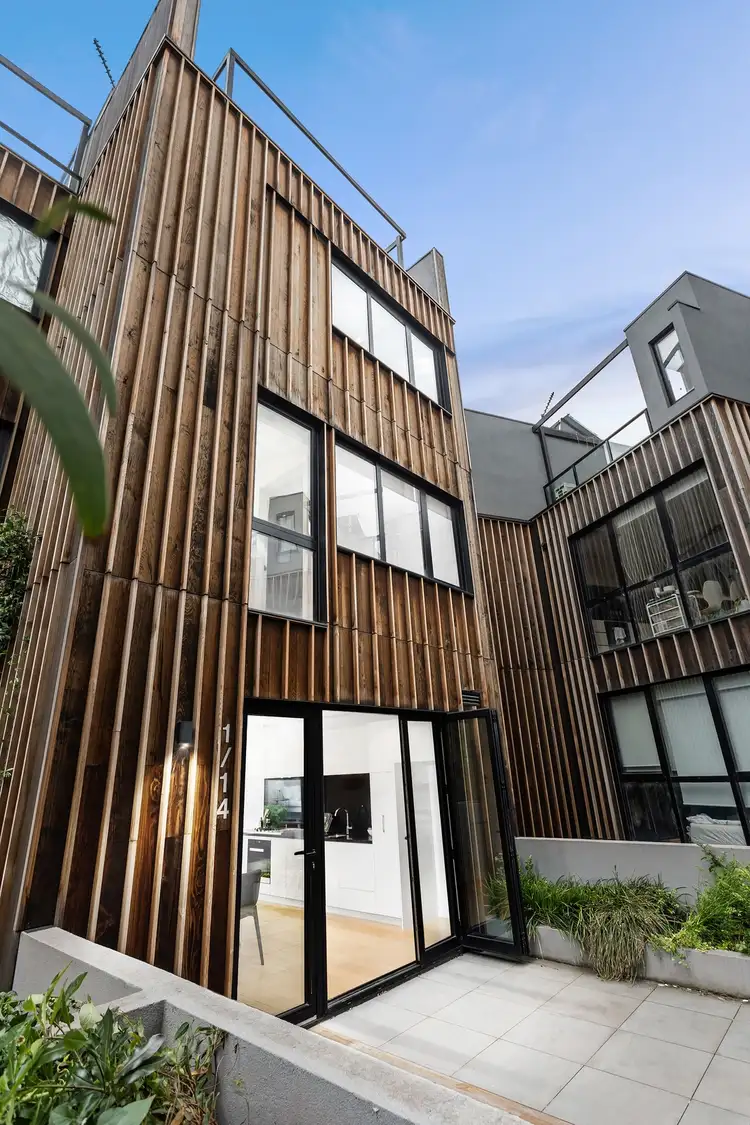 Second view of Homely townhouse listing, 1/14 Yates Lane, Parkville VIC 3052