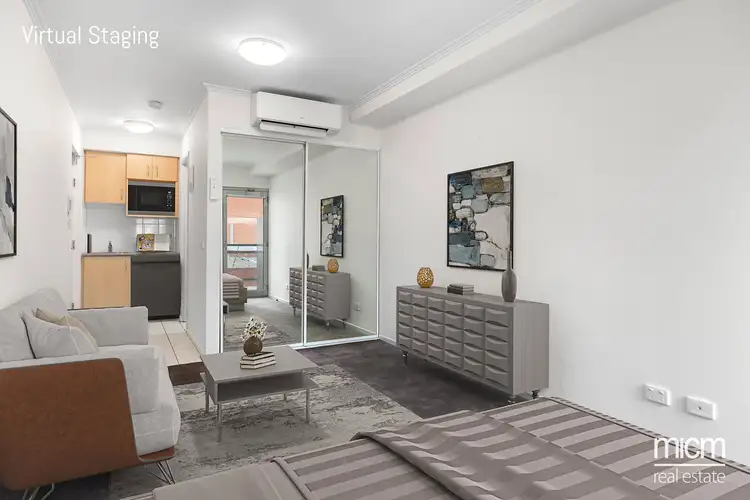 Main view of Homely studio listing, 408/118 Franklin Street, Melbourne VIC 3000
