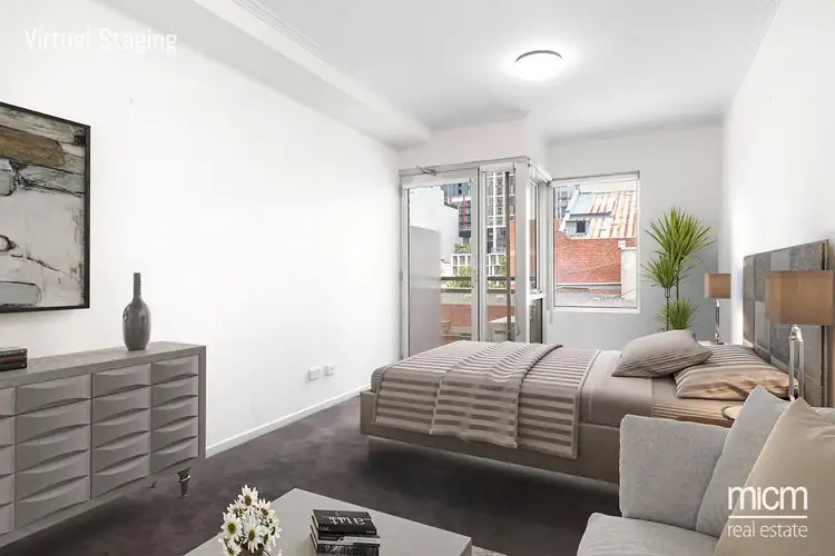 Third view of Homely studio listing, 408/118 Franklin Street, Melbourne VIC 3000