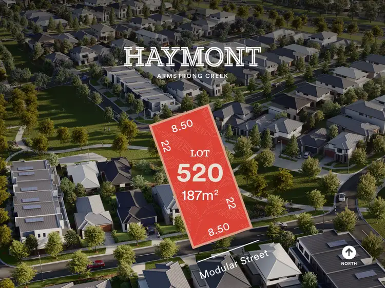 Main view of Homely land listing, LOT 520 Divine Road, Armstrong Creek VIC 3217