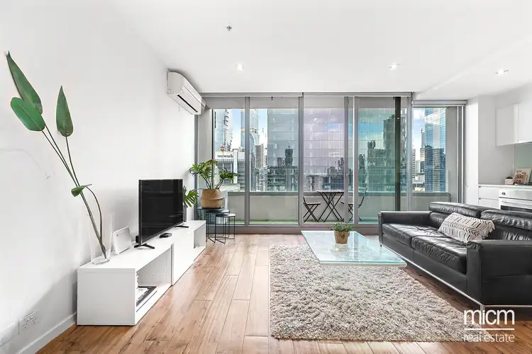 Second view of Homely apartment listing, 2804/8 Downie Street, Melbourne VIC 3000