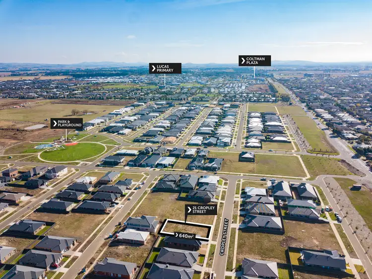 Third view of Homely land listing, 21 Cropley Street, Lucas VIC 3350